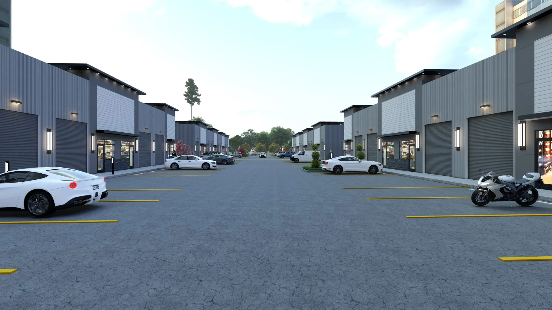 MCAP Pearland Flex — Class A flex office and warehouse development render